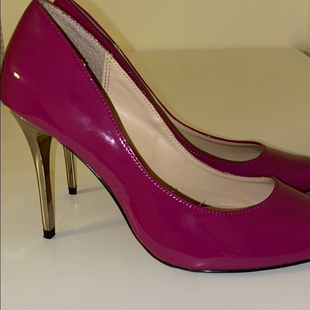 gorgeous magenta high heels